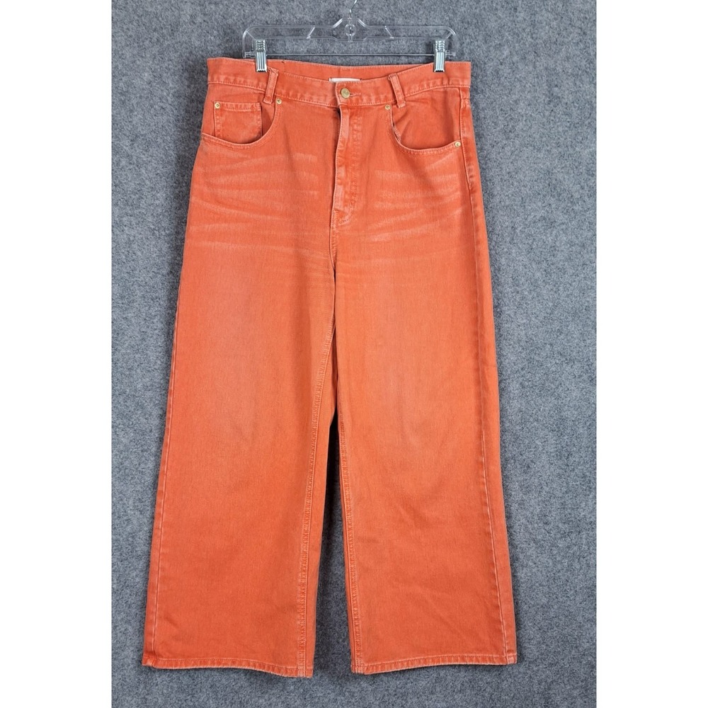 BDG Urban Outfitters Woman's Wide‎ Leg Orange Jeans Size 32/27 High wide